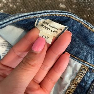 Madewell Cury High Rise Skinny Crop 24 Petite